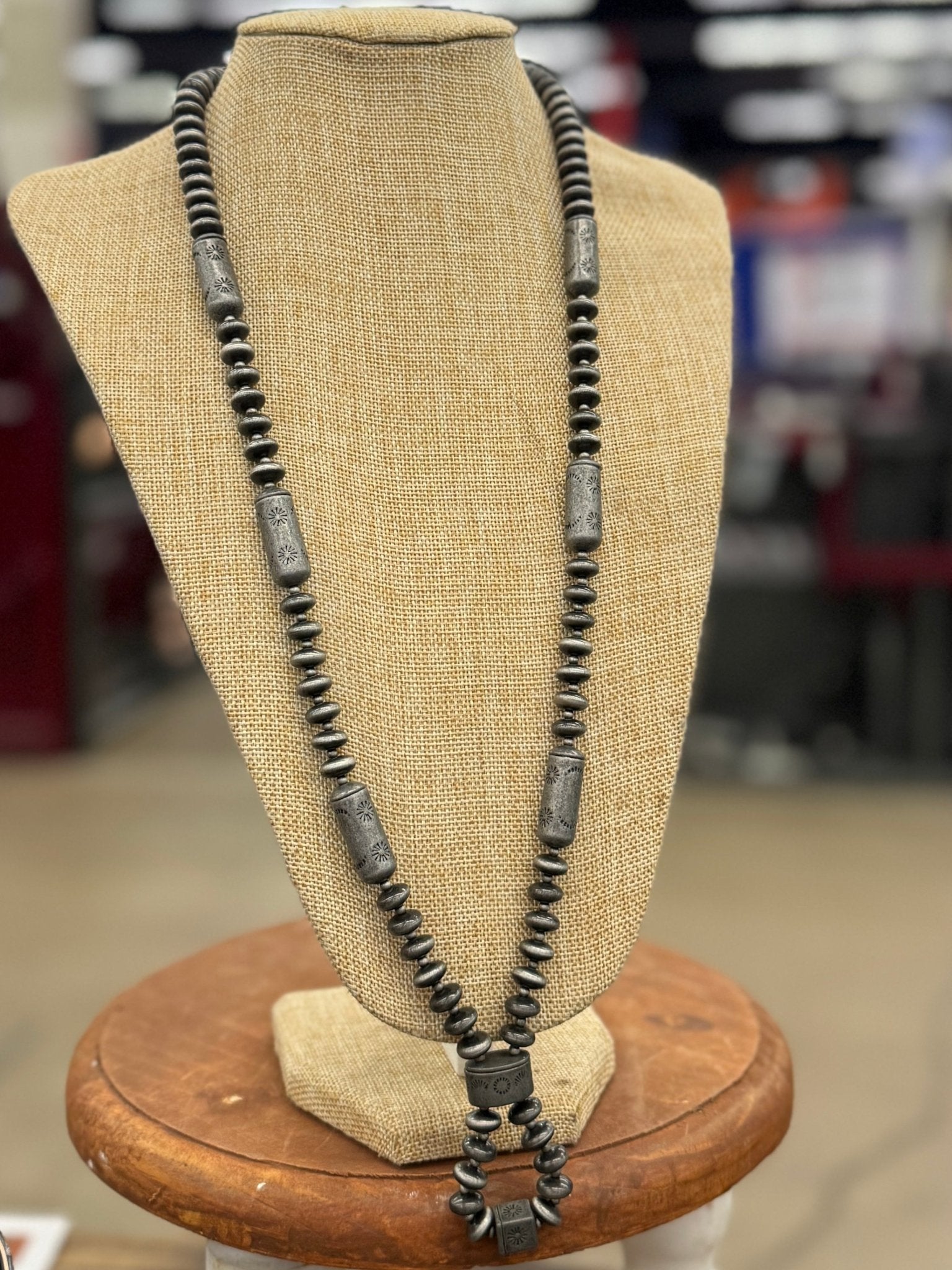 Southwest Drop Pearl Necklace - Cowgirls & City Chics
