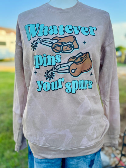 Spins Your Spurs Pullover - Cowgirls & City Chics
