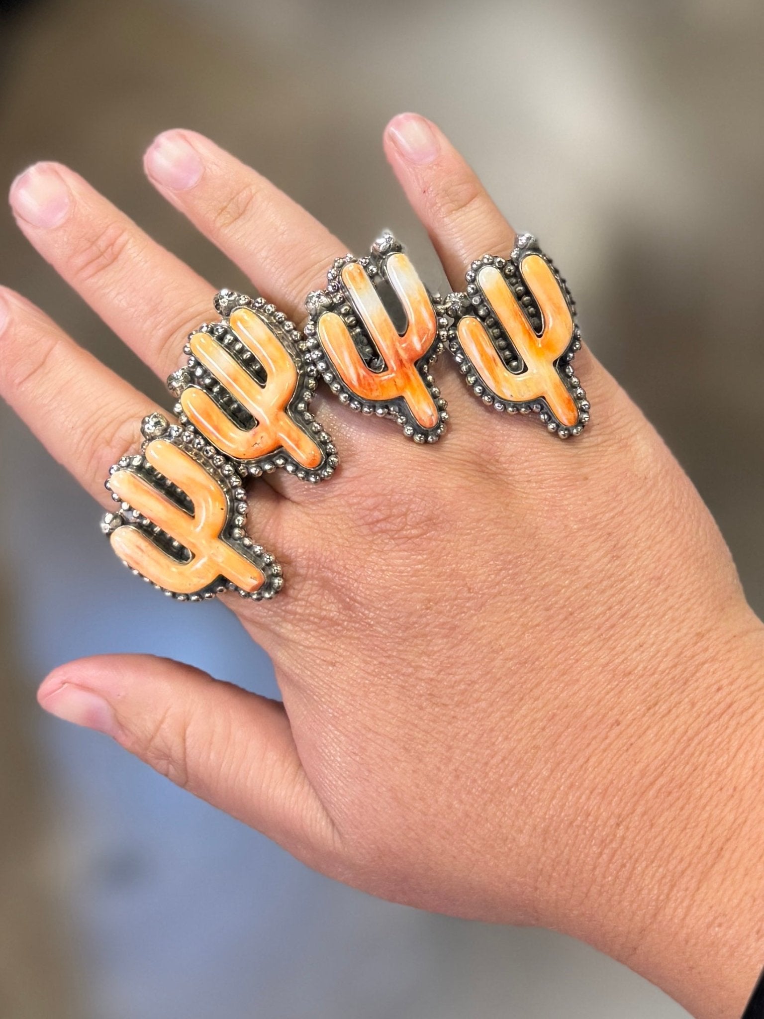 Spiny Oyster Cactus Ring - Cowgirls & City Chics