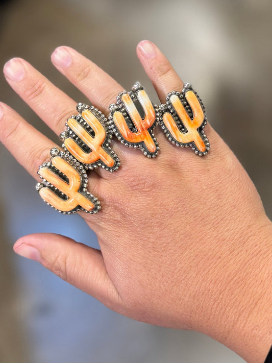 Spiny Oyster Cactus Ring - Cowgirls & City Chics