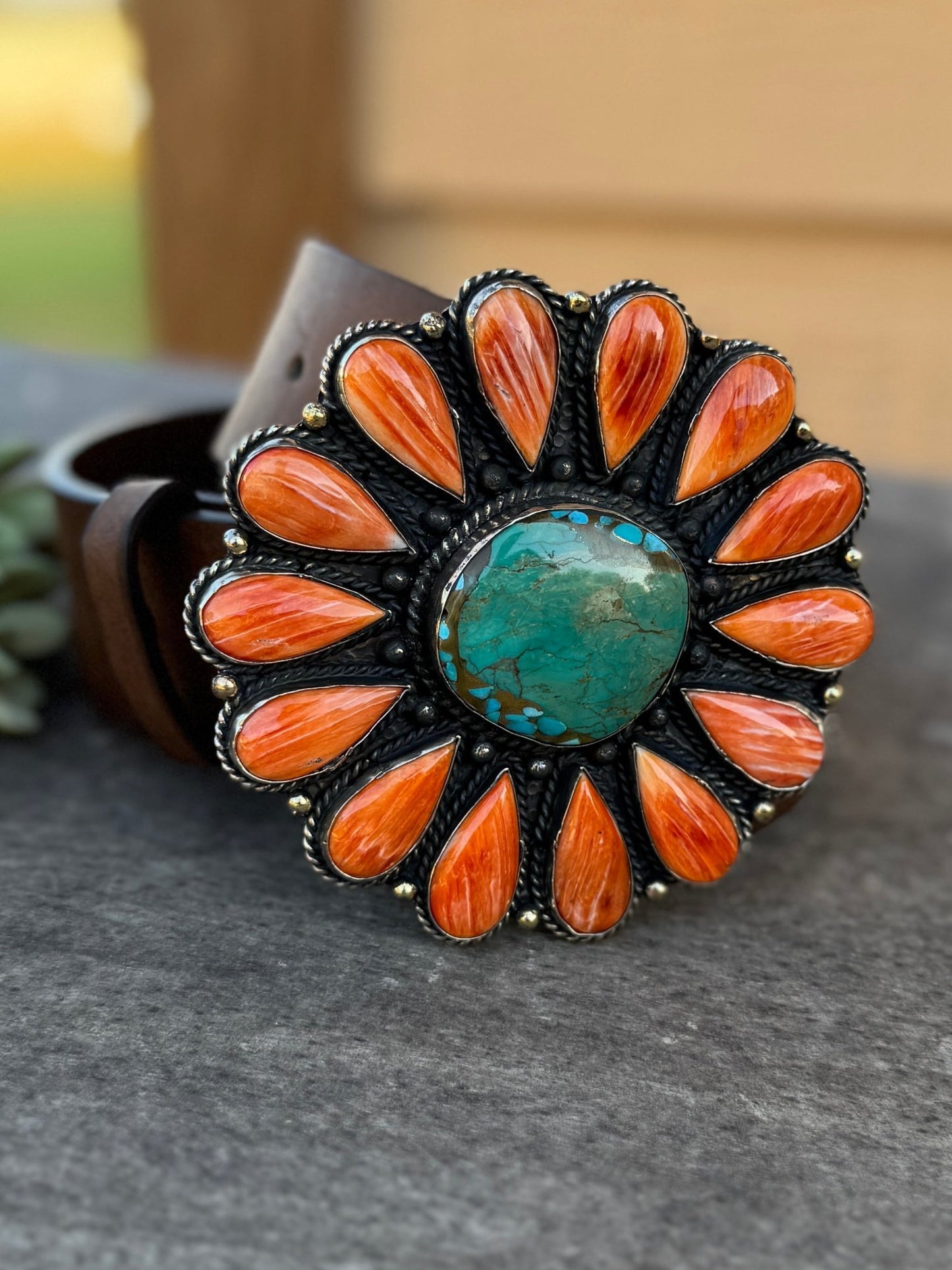 Spiny Oyster Cluster Belt Buckle - Cowgirls & City Chics