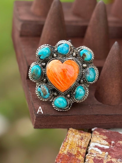 Spiny Oyster Heart Ring - Cowgirls & City Chics