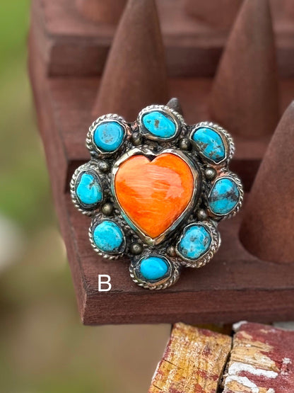 Spiny Oyster Heart Ring - Cowgirls & City Chics