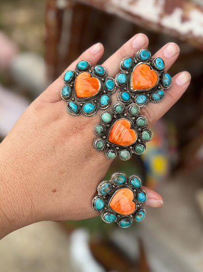 Spiny Oyster Heart Ring - Cowgirls & City Chics