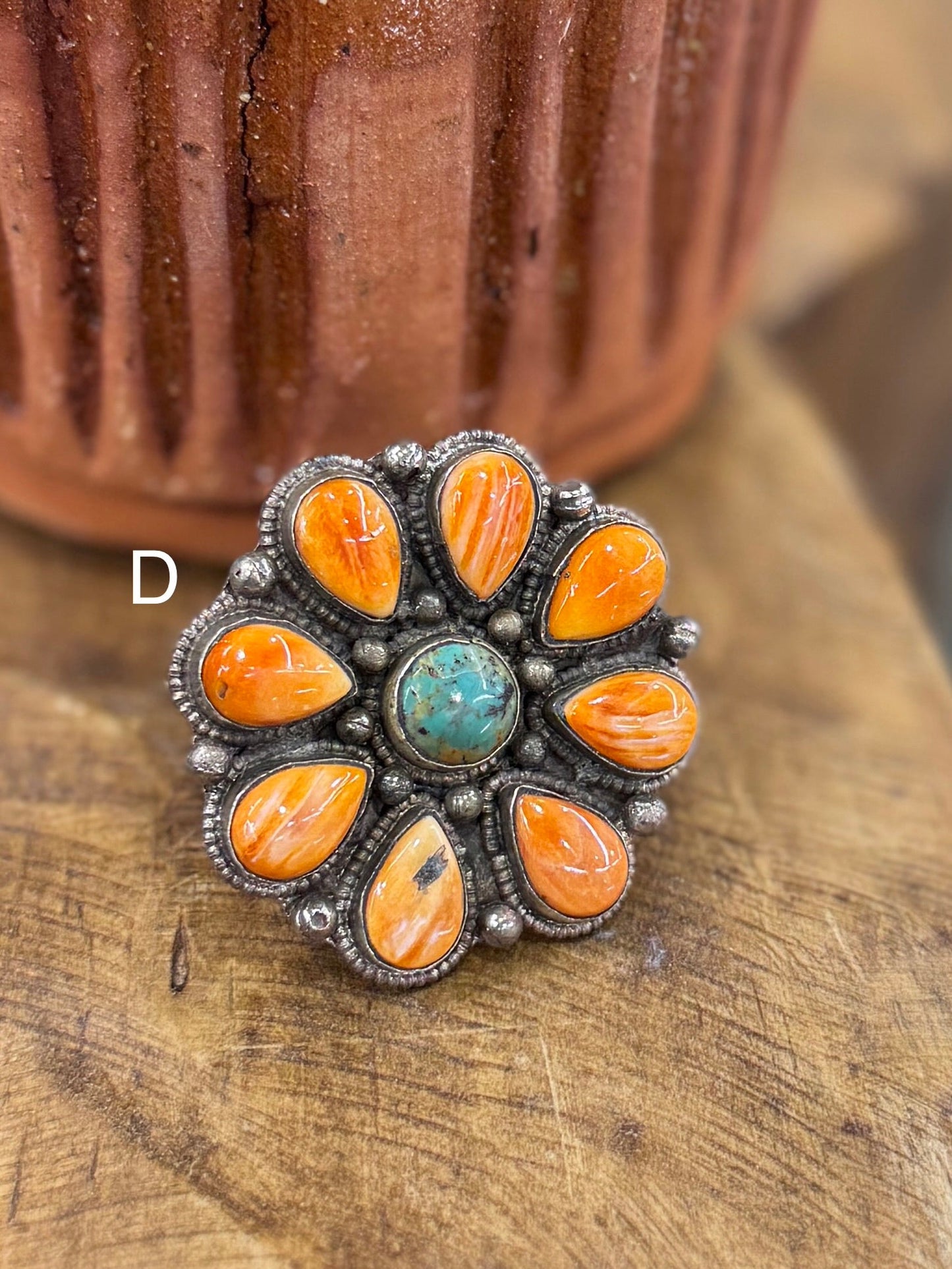 Spiny Oyster & Kingman Ring - Cowgirls & City Chics