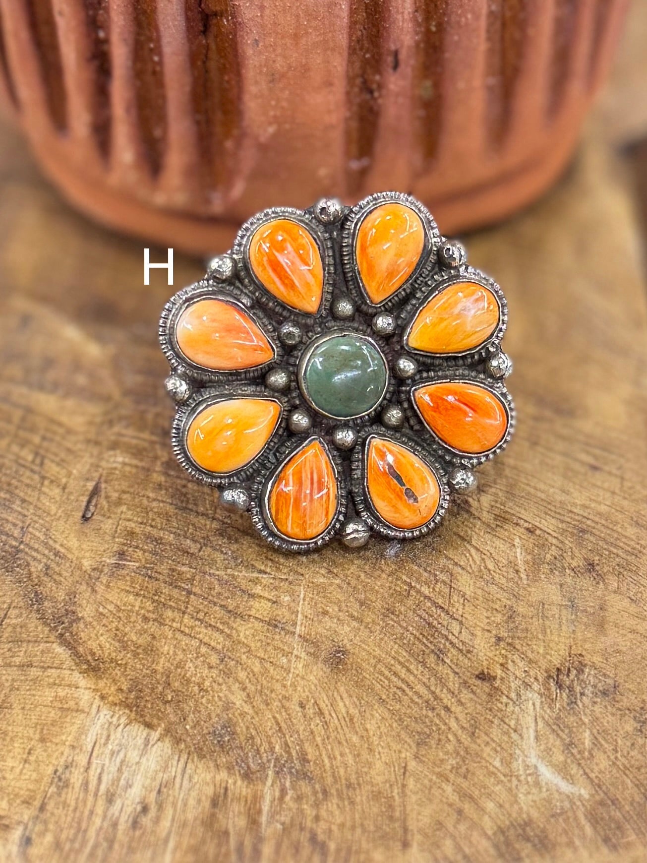 Spiny Oyster & Kingman Ring - Cowgirls & City Chics