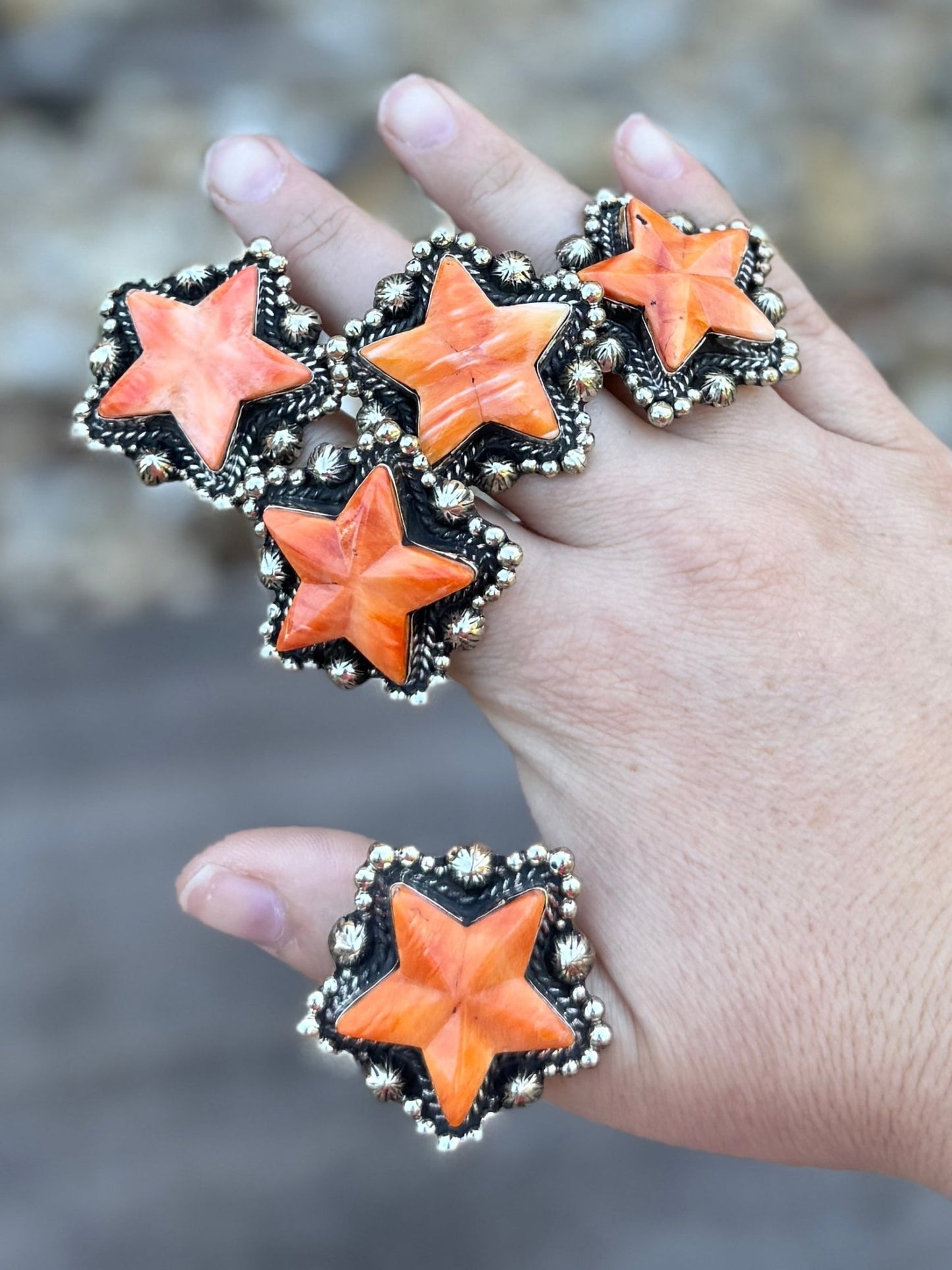 Spiny Oyster Star Ring - Cowgirls & City Chics