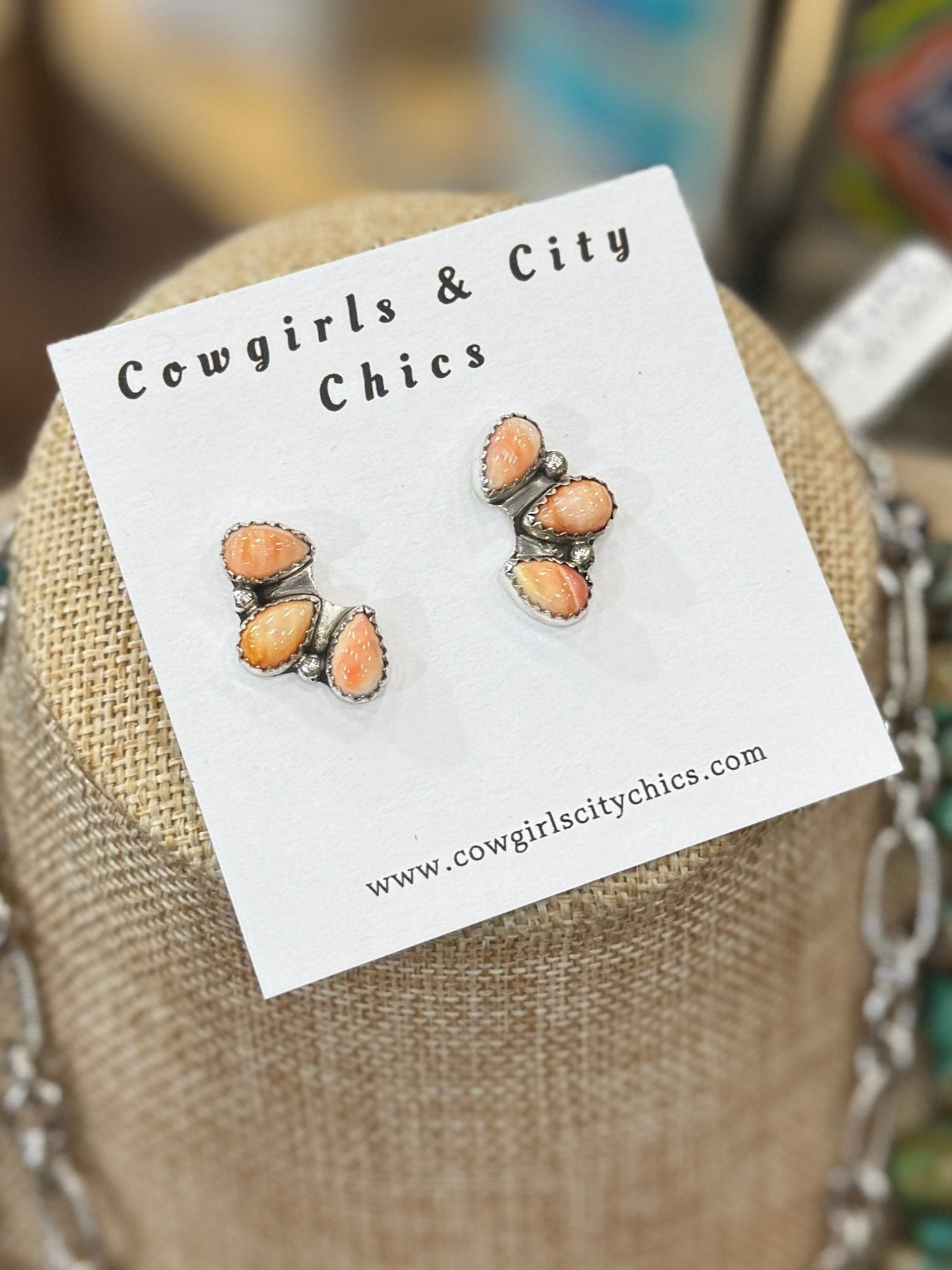 Spiny Side Cluster Earrings - Cowgirls & City Chics