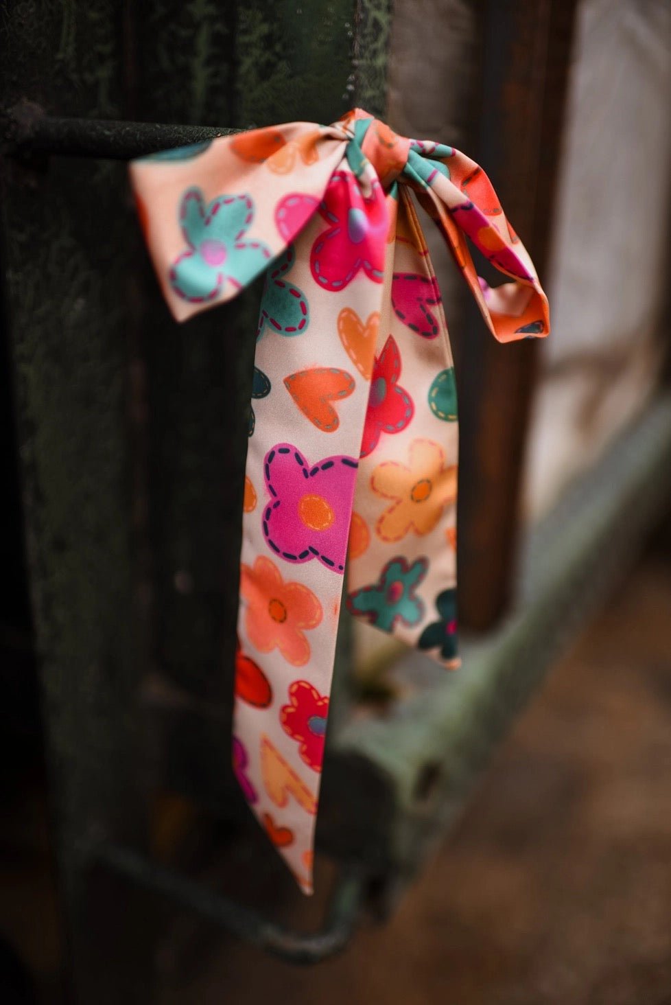 Spring Patchwork Twilly - Cowgirls & City Chics
