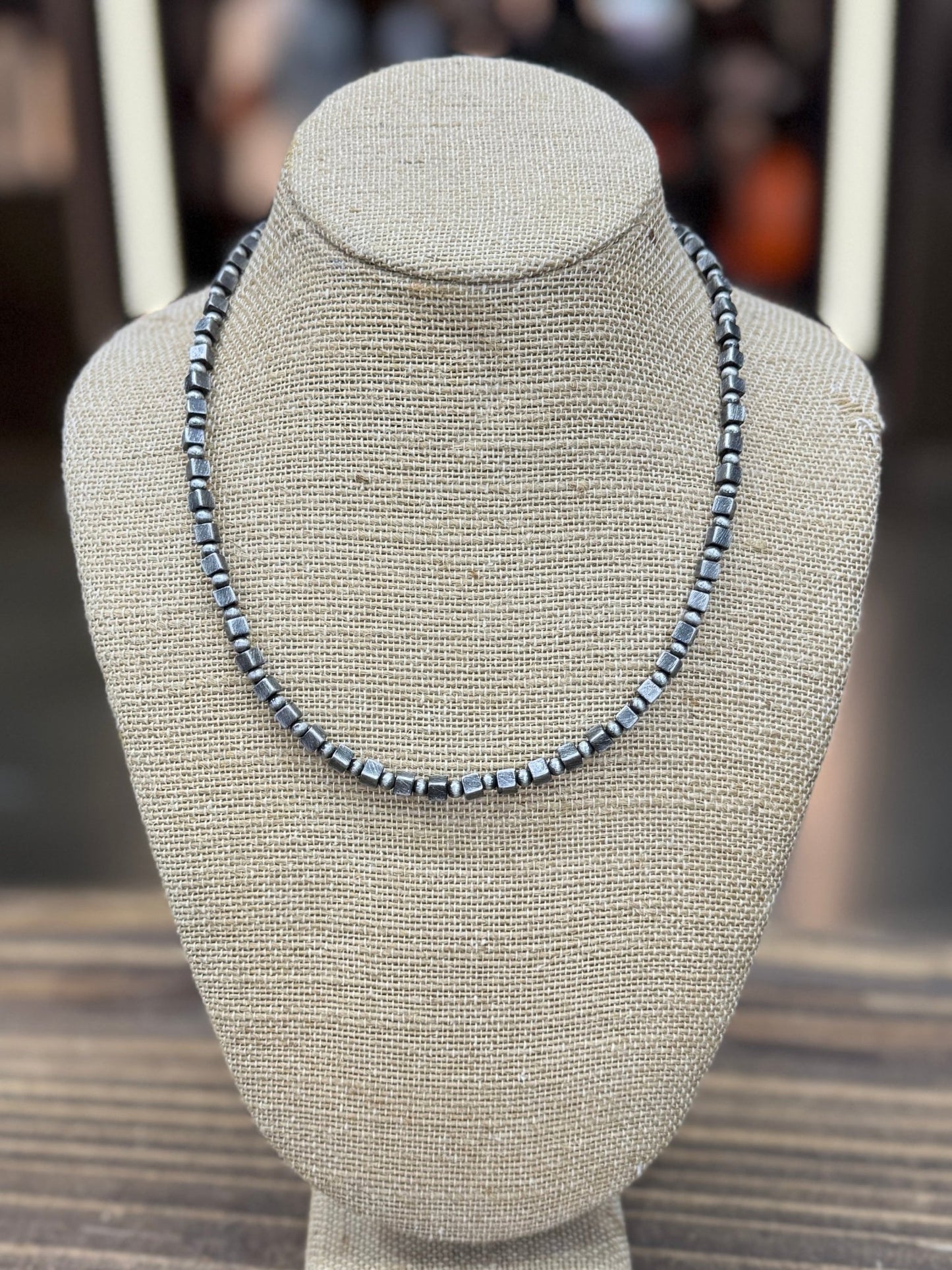 Square Pearl Necklace - Cowgirls & City Chics