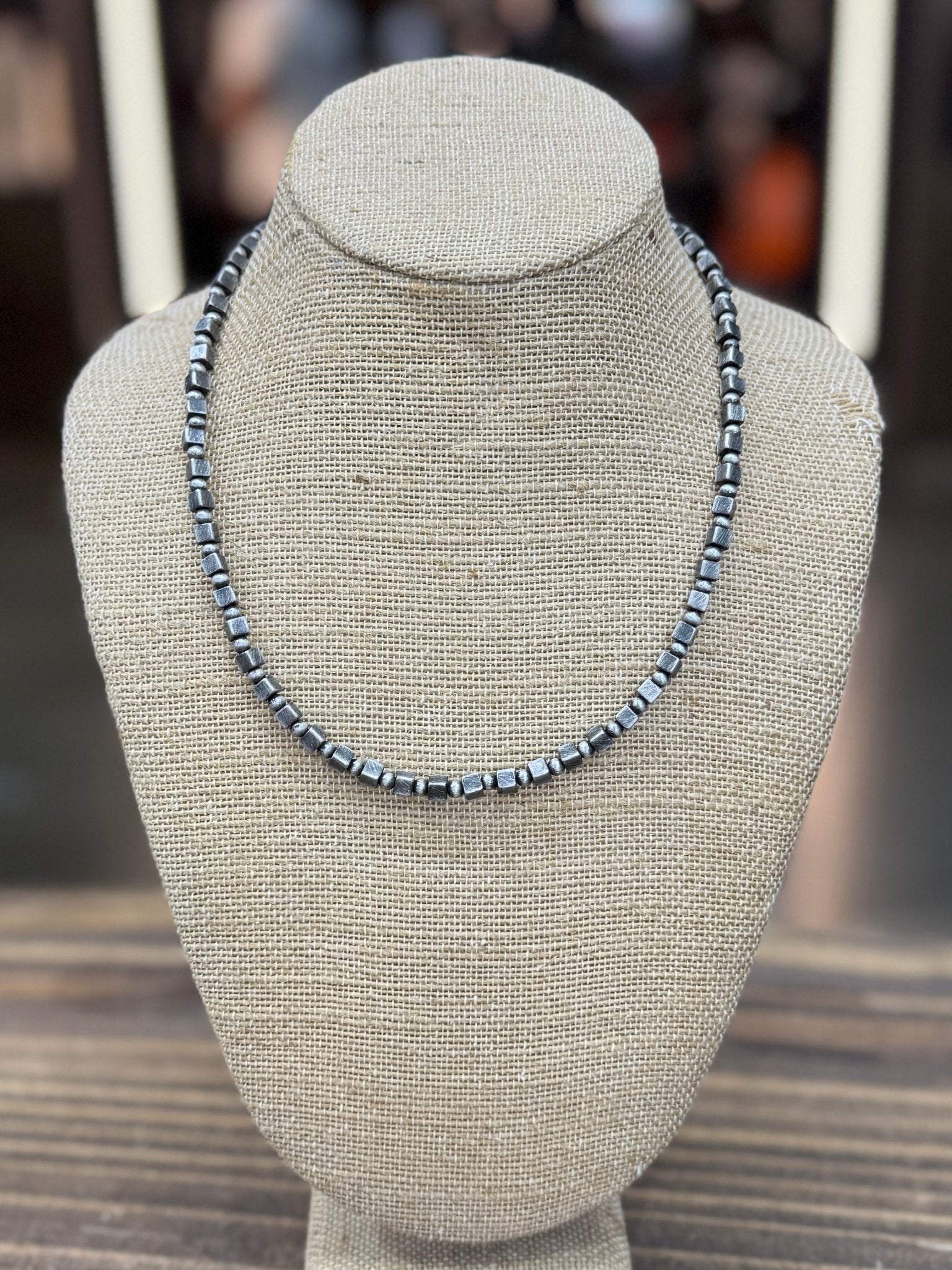 Square Pearl Necklace - Cowgirls & City Chics
