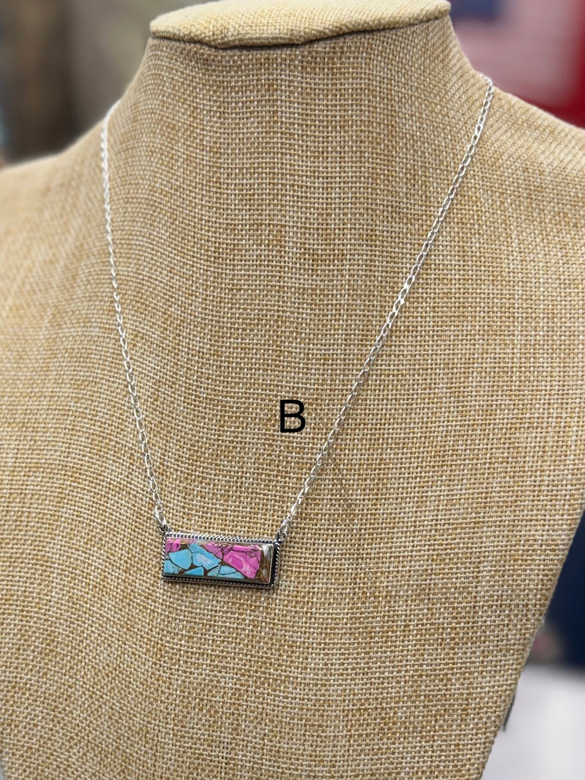 {State Fair} Cotton Candy Bar Necklace - Cowgirls & City Chics