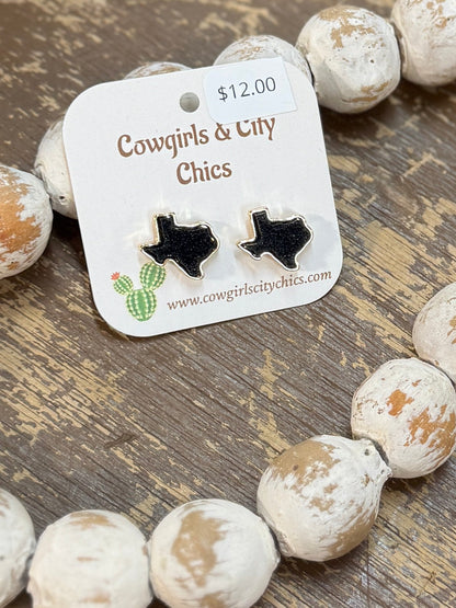 State Of Texas Earrings - Cowgirls & City Chics