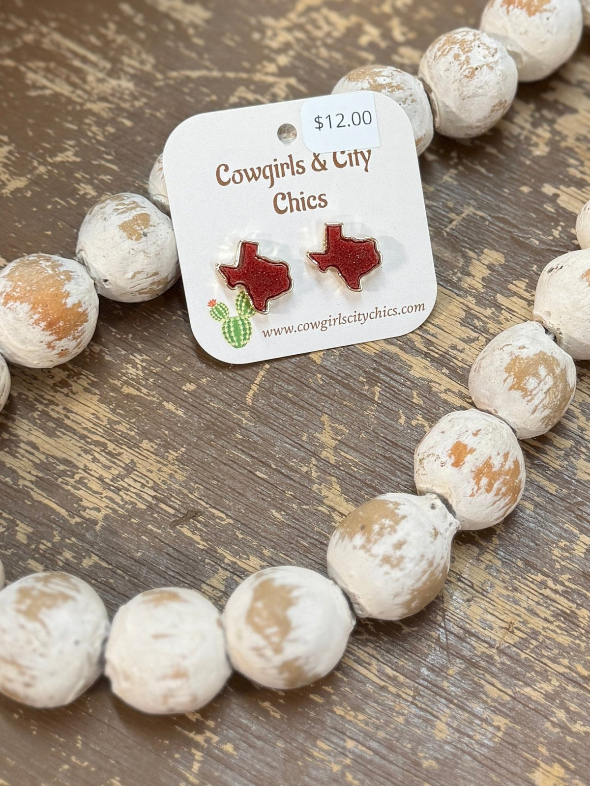 State Of Texas Earrings - Cowgirls & City Chics