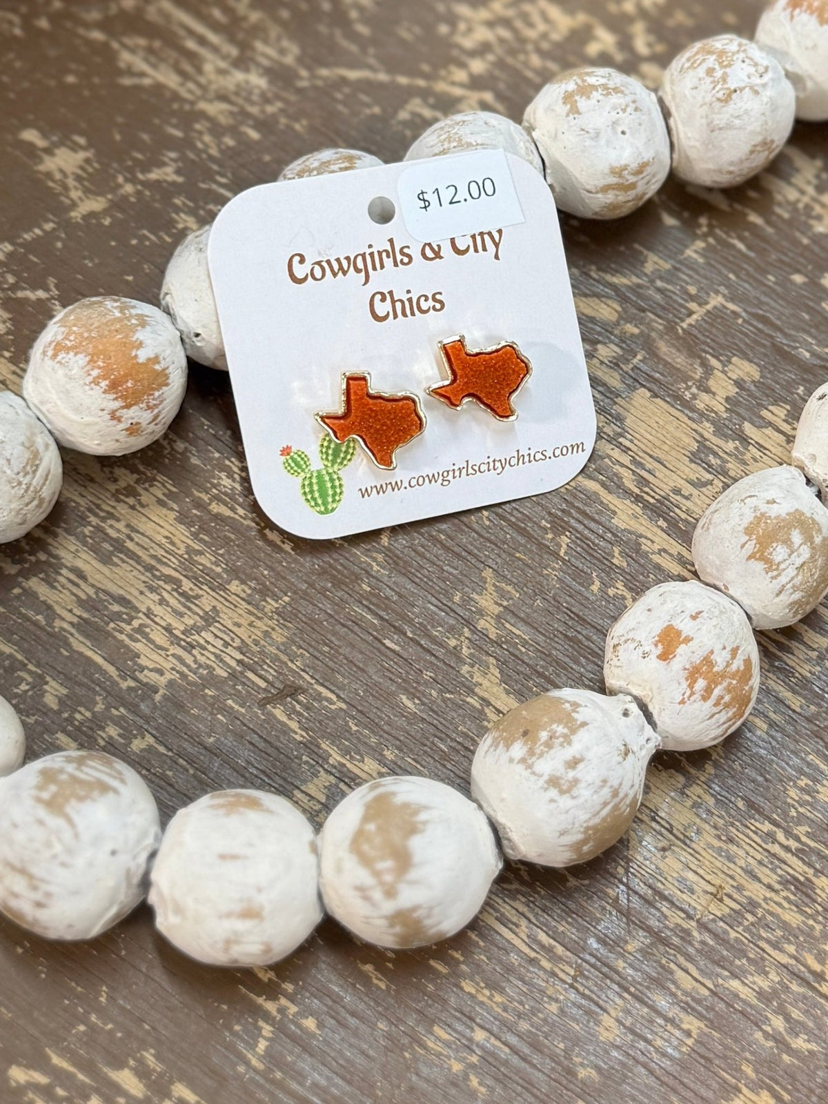 State Of Texas Earrings - Cowgirls & City Chics