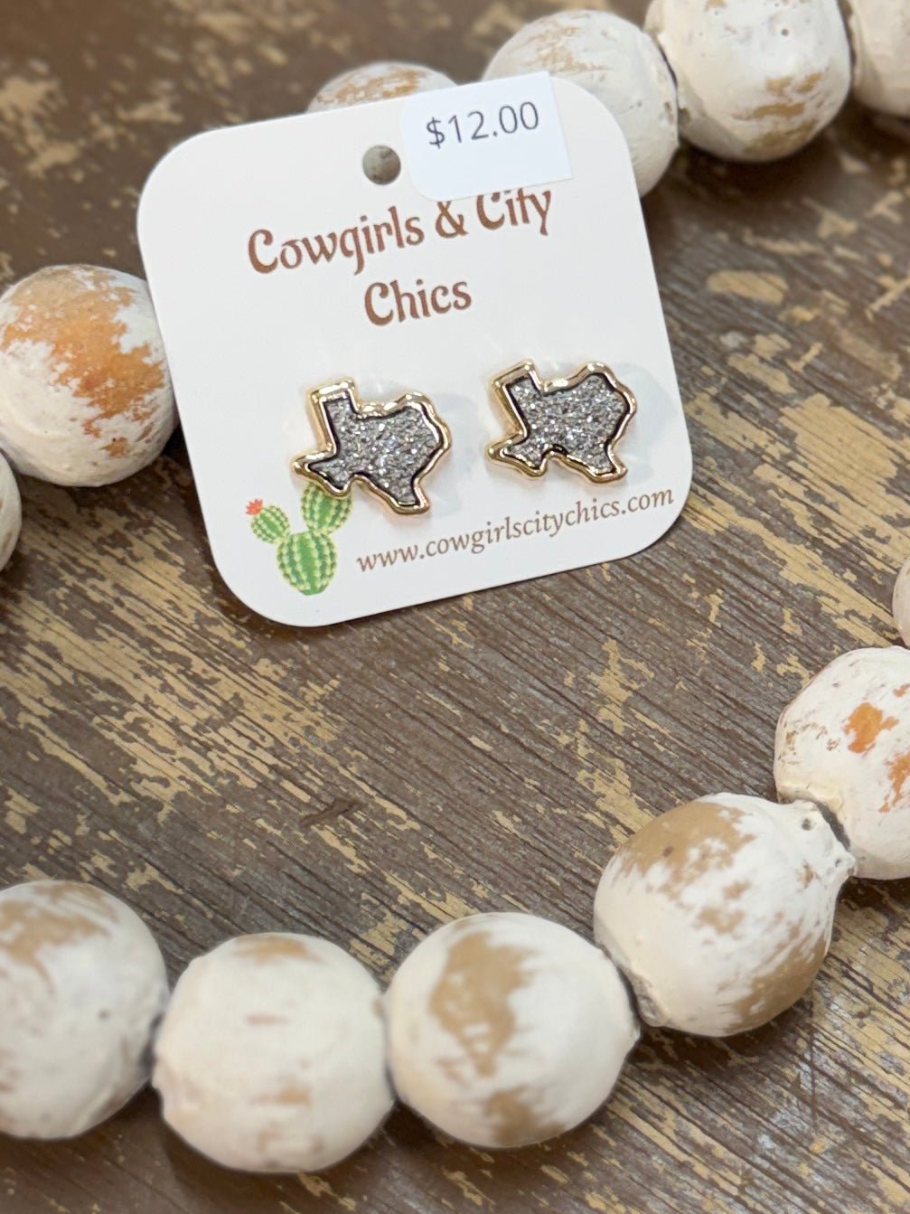 State Of Texas Earrings - Cowgirls & City Chics