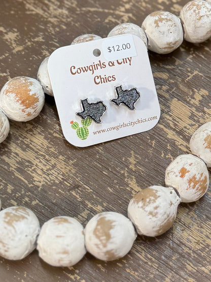 State Of Texas Earrings - Cowgirls & City Chics