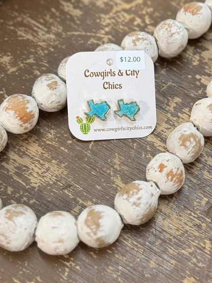 State Of Texas Earrings - Cowgirls & City Chics