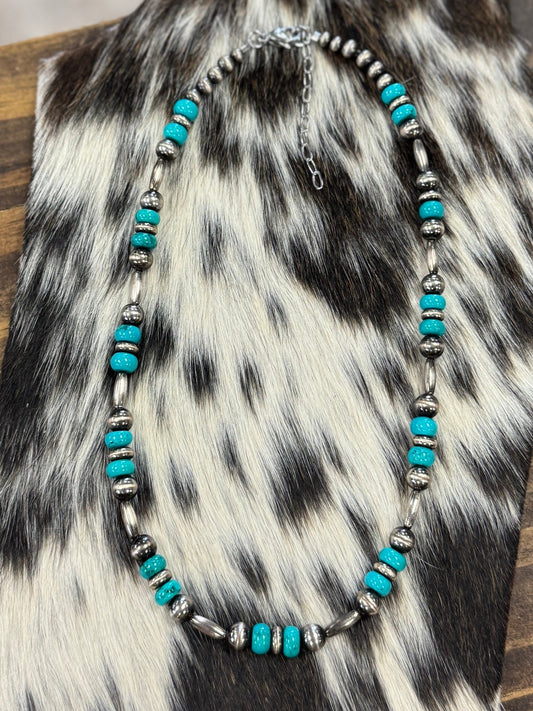 {Stella} Kingman & Pearl Neckalce - Cowgirls & City Chics
