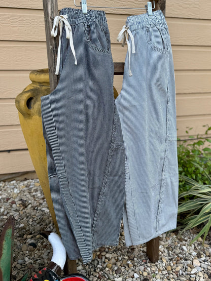 Stripe Waistband Pants - Cowgirls & City Chics