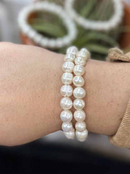 {Taylor} Round Pearl Bracelet - Cowgirls & City Chics