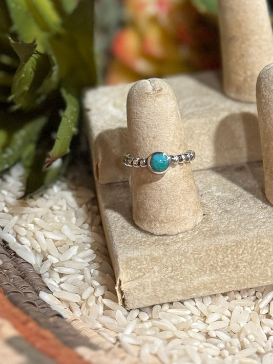 {Taylor} Turquoise Stone Ring - Cowgirls & City Chics