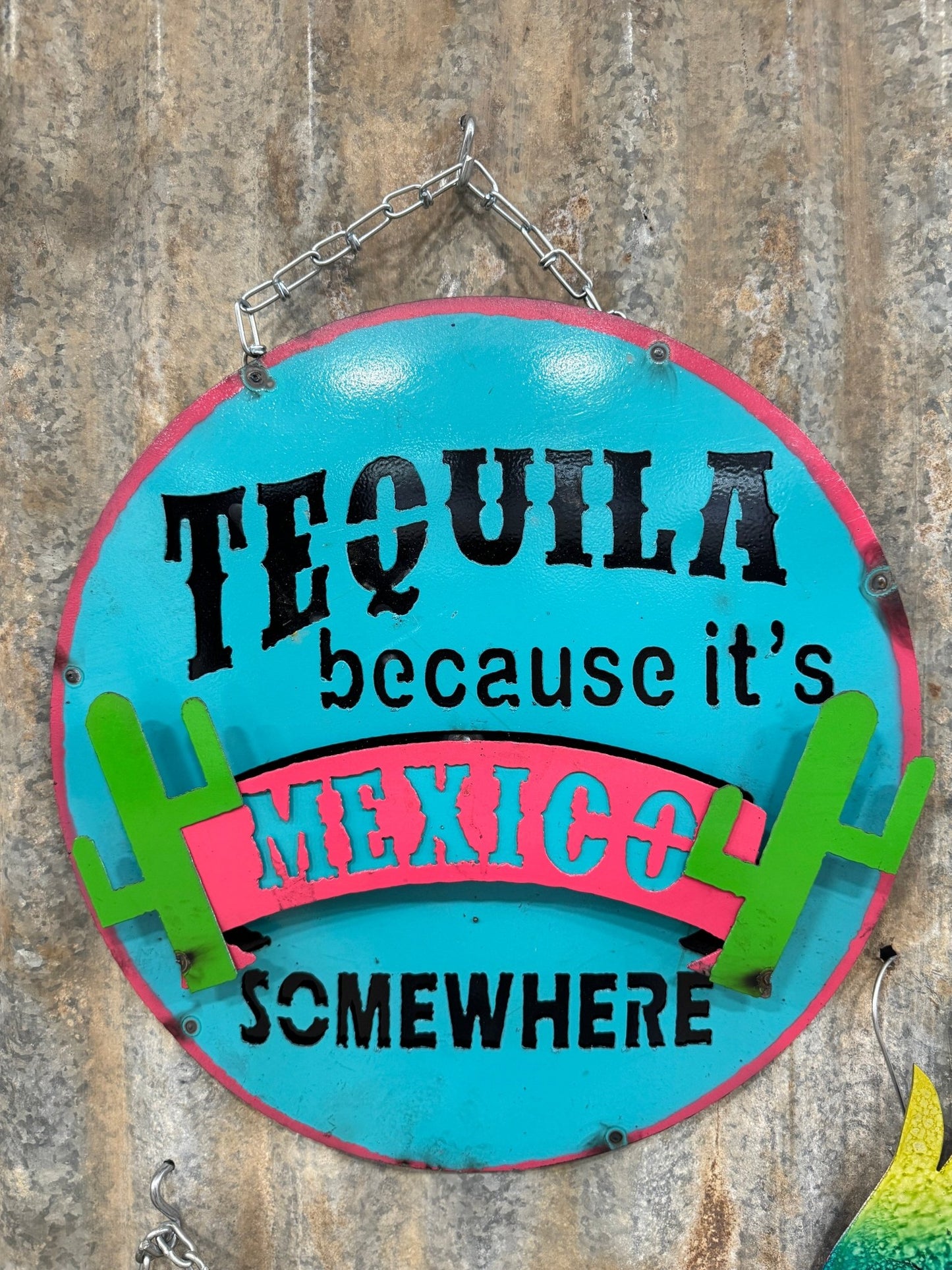 Tequila Mexico Sign - Cowgirls & City Chics