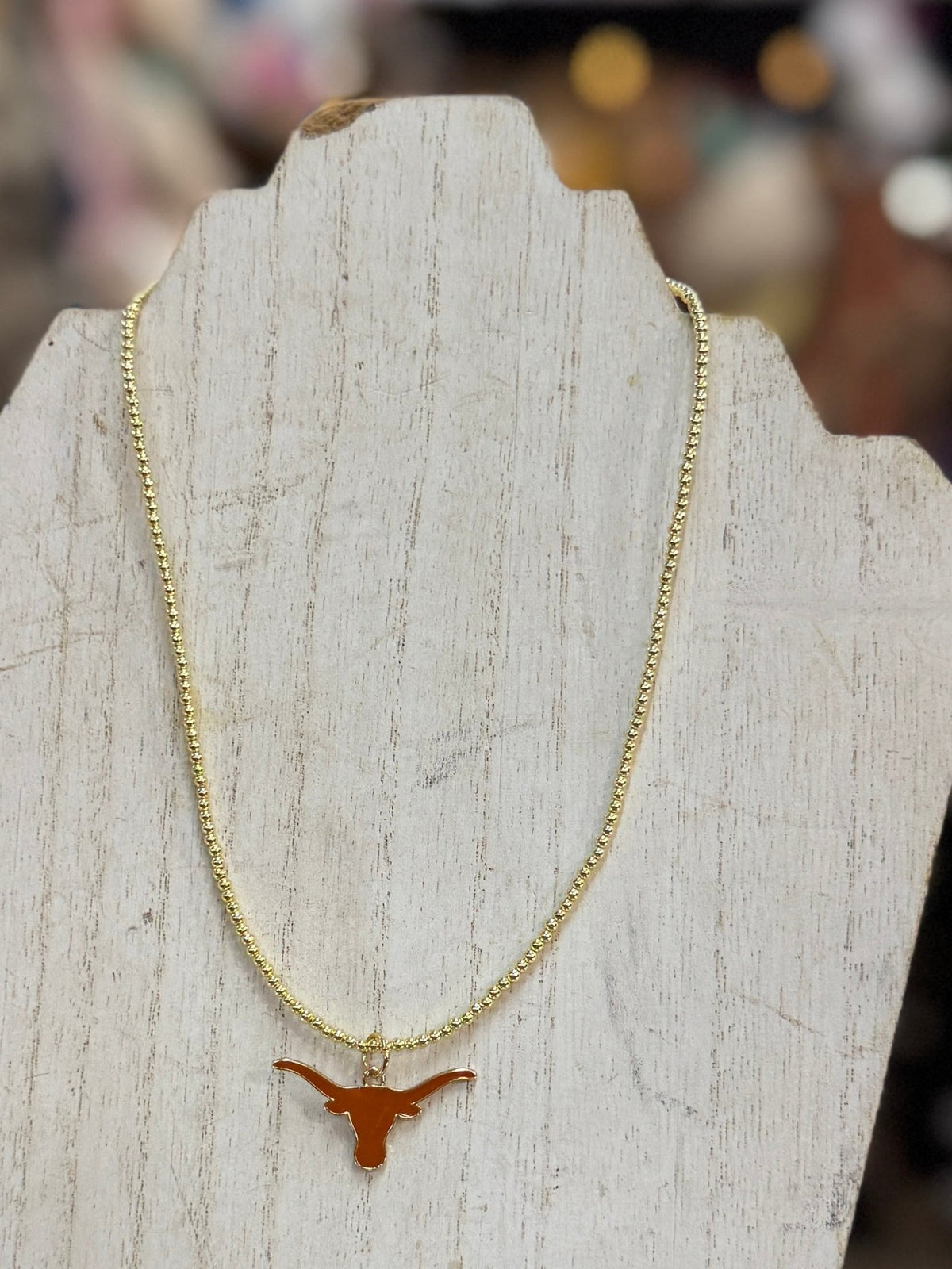 Texas Longhorn Pendent Necklace - Cowgirls & City Chics