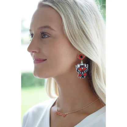 Texas Tech Raider Red Earrings - Cowgirls & City Chics