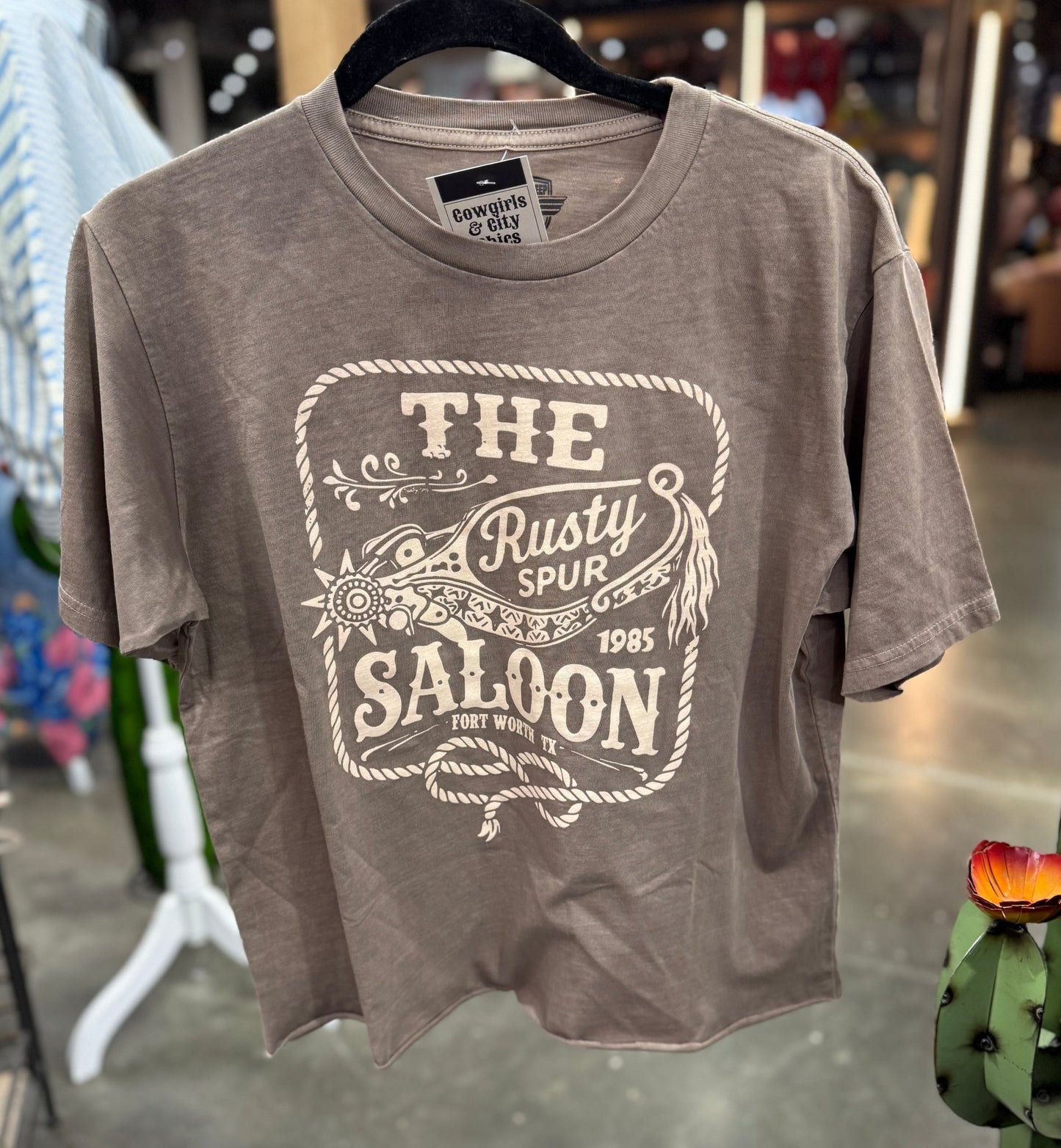 The Rusty Spur Graphic Tee - Cowgirls & City Chics