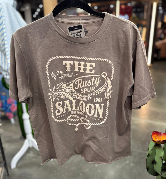 The Rusty Spur Graphic Tee - Cowgirls & City Chics