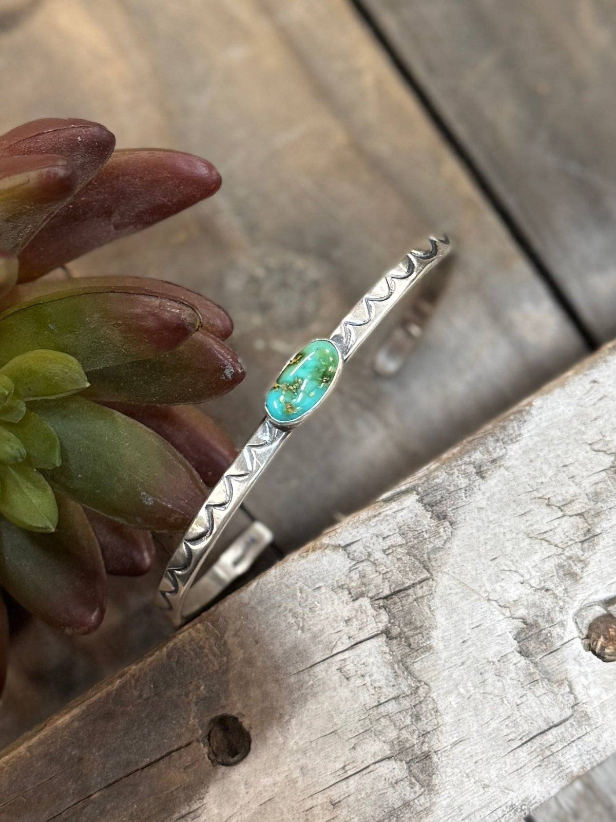 {Tom} Sonoran Stamped Cuff - Cowgirls & City Chics