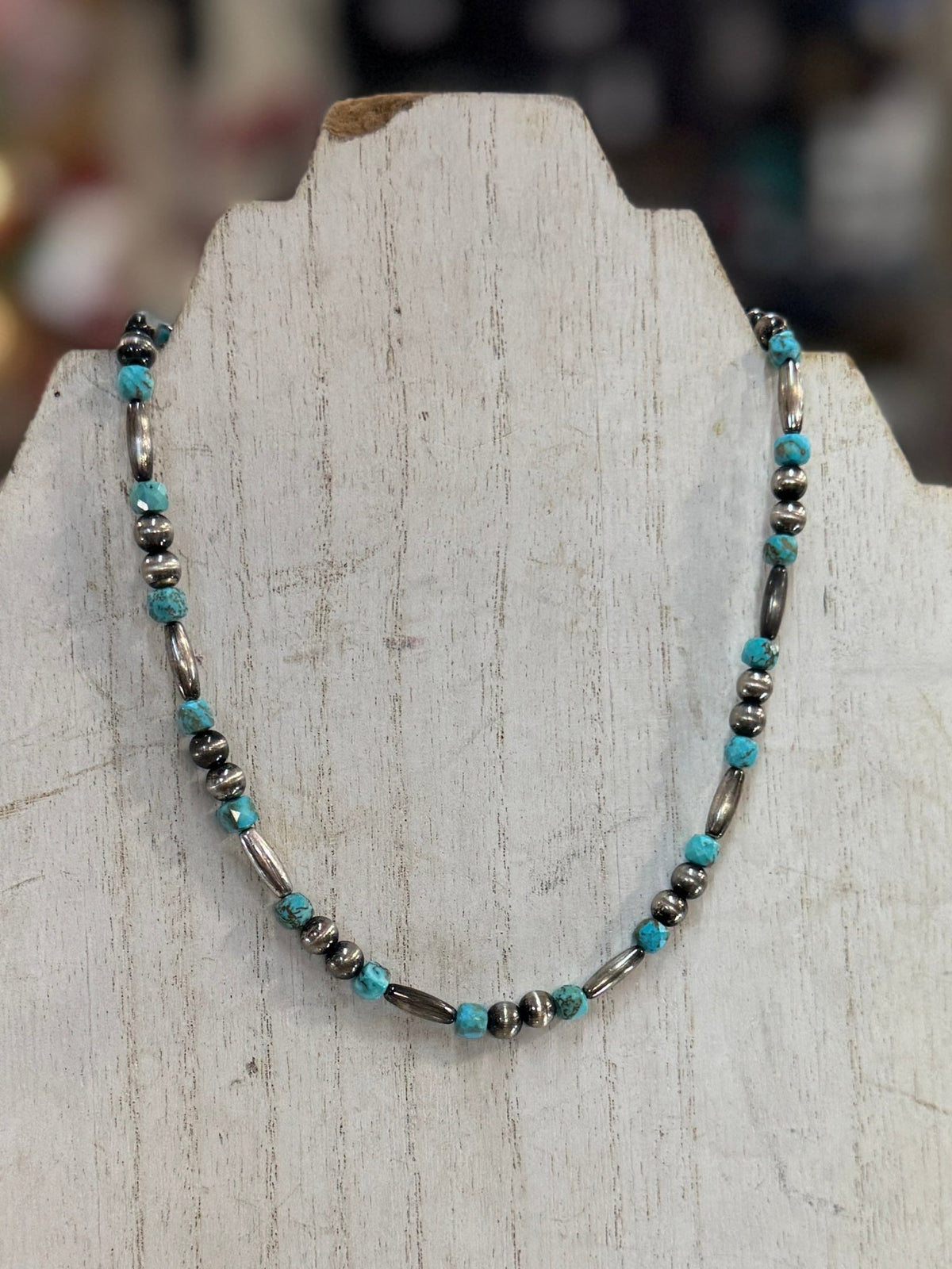 Torpedo, Kingman & Pearl Necklace - Cowgirls & City Chics