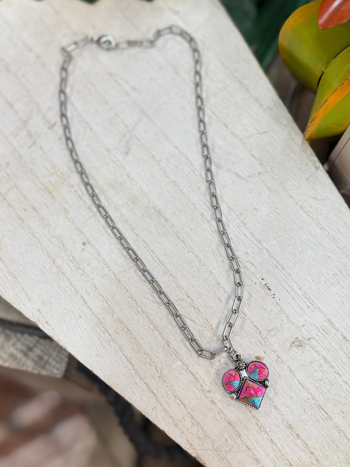 TQ/PNK Small Pendent Necklace - Cowgirls & City Chics