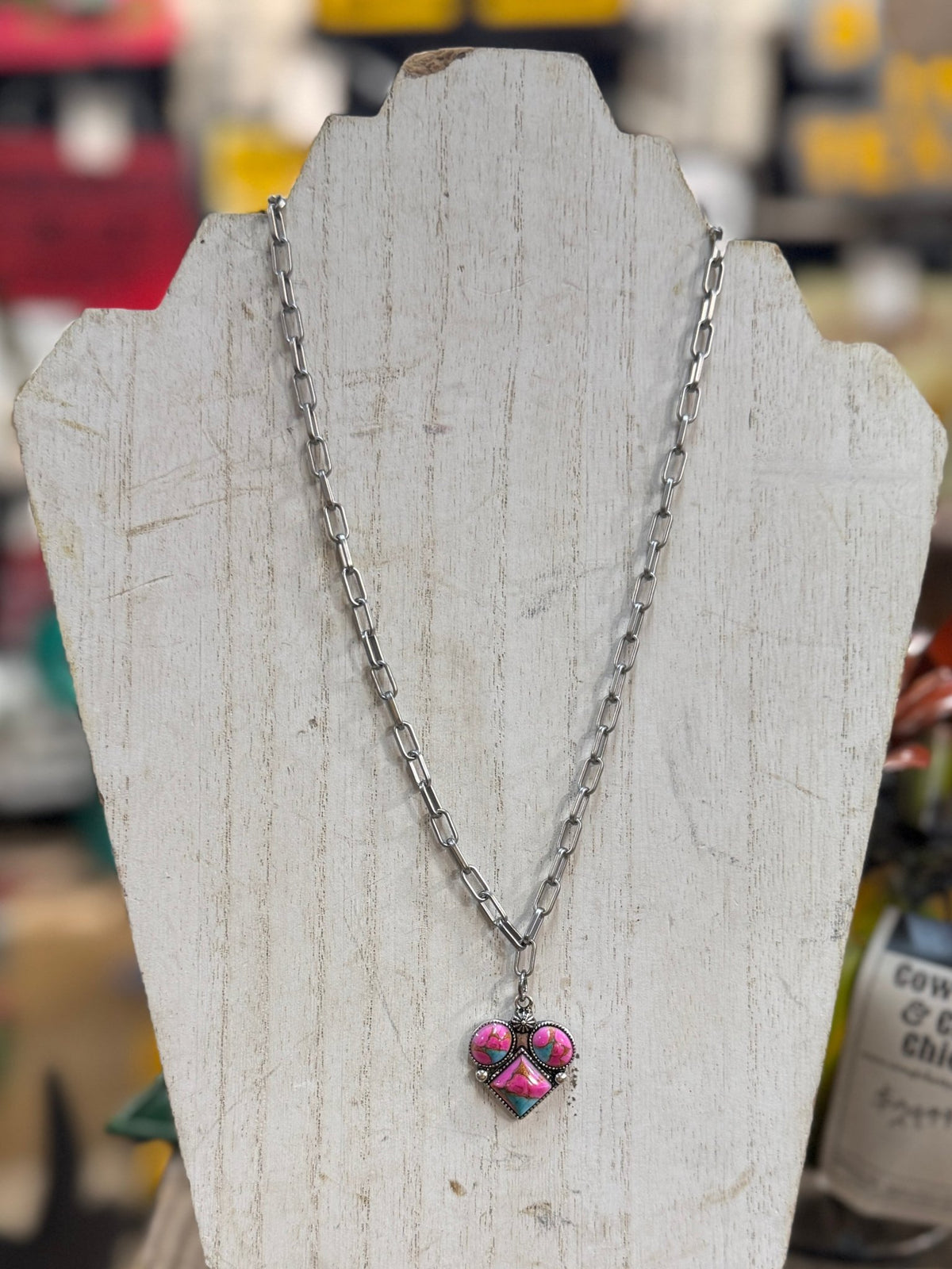 TQ/PNK Small Pendent Necklace - Cowgirls & City Chics