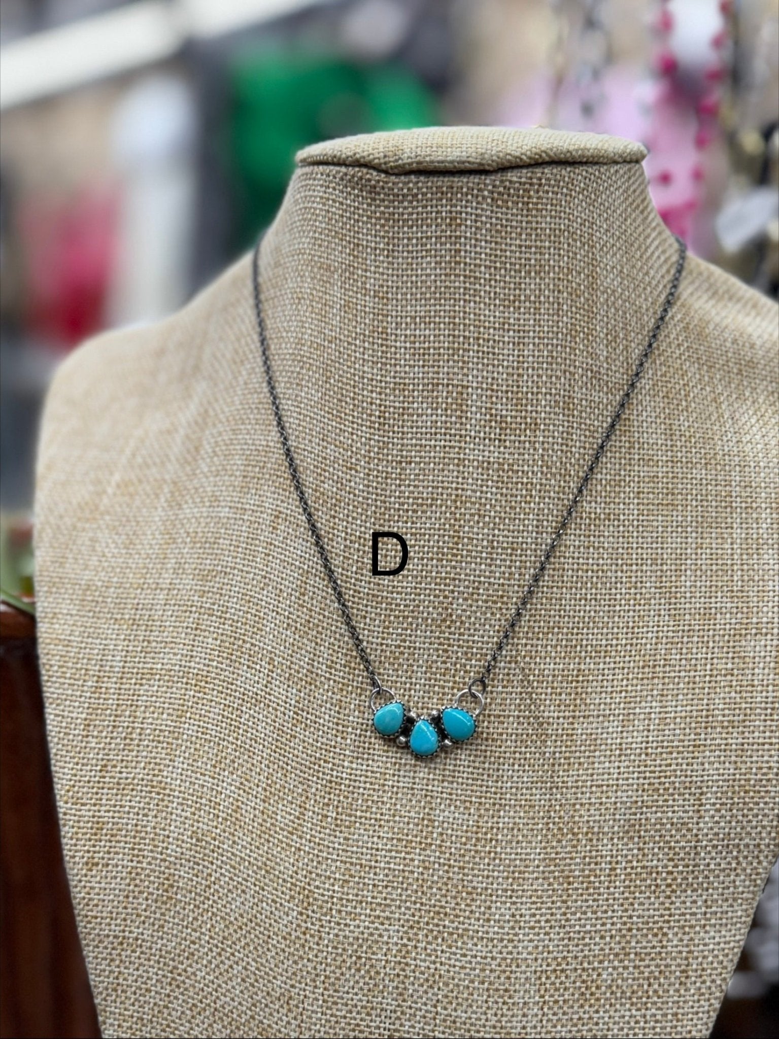 Triple Drop Kingman Necklace - Cowgirls & City Chics