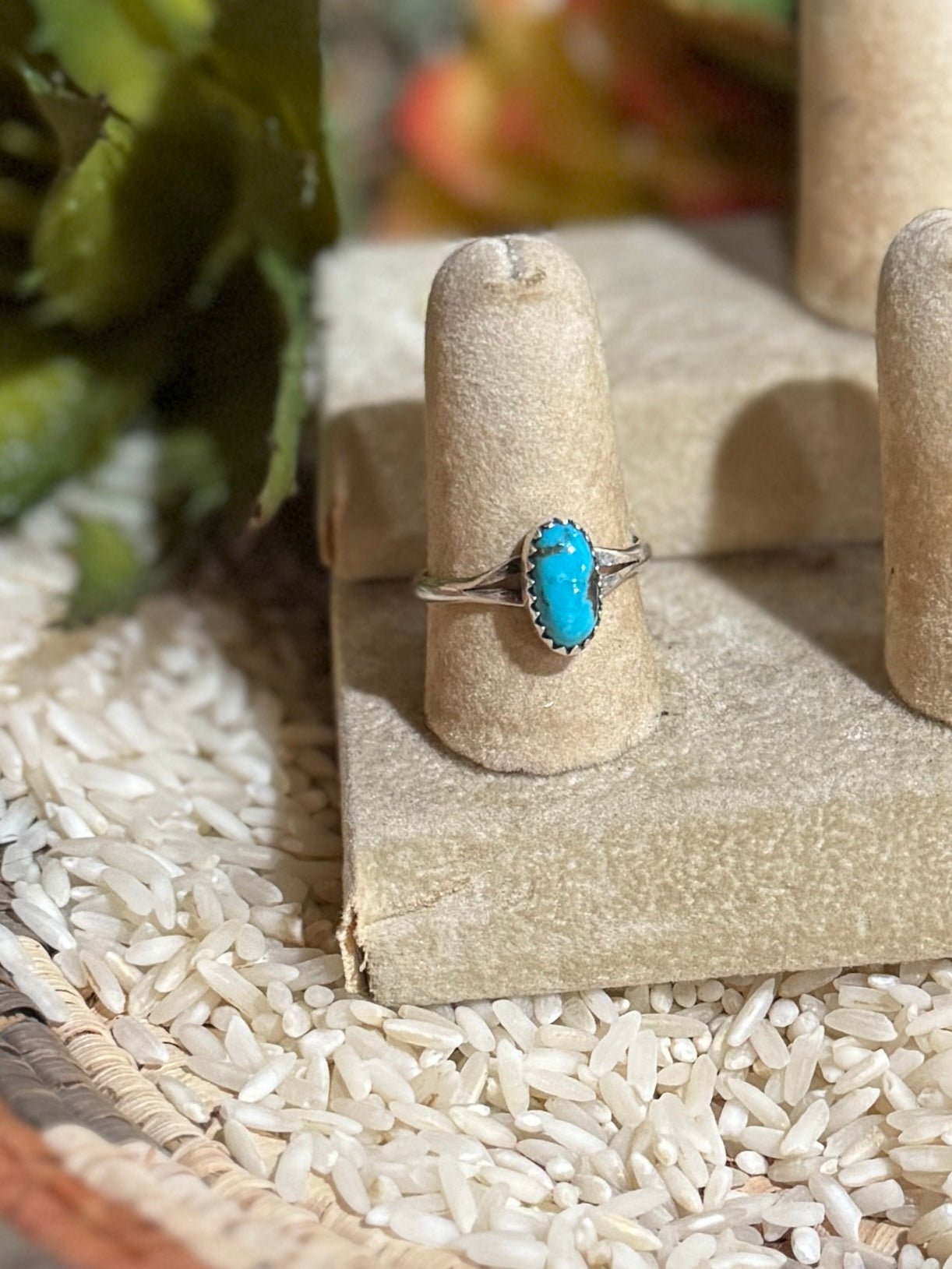 Turquoise Single Stone Ring - Cowgirls & City Chics