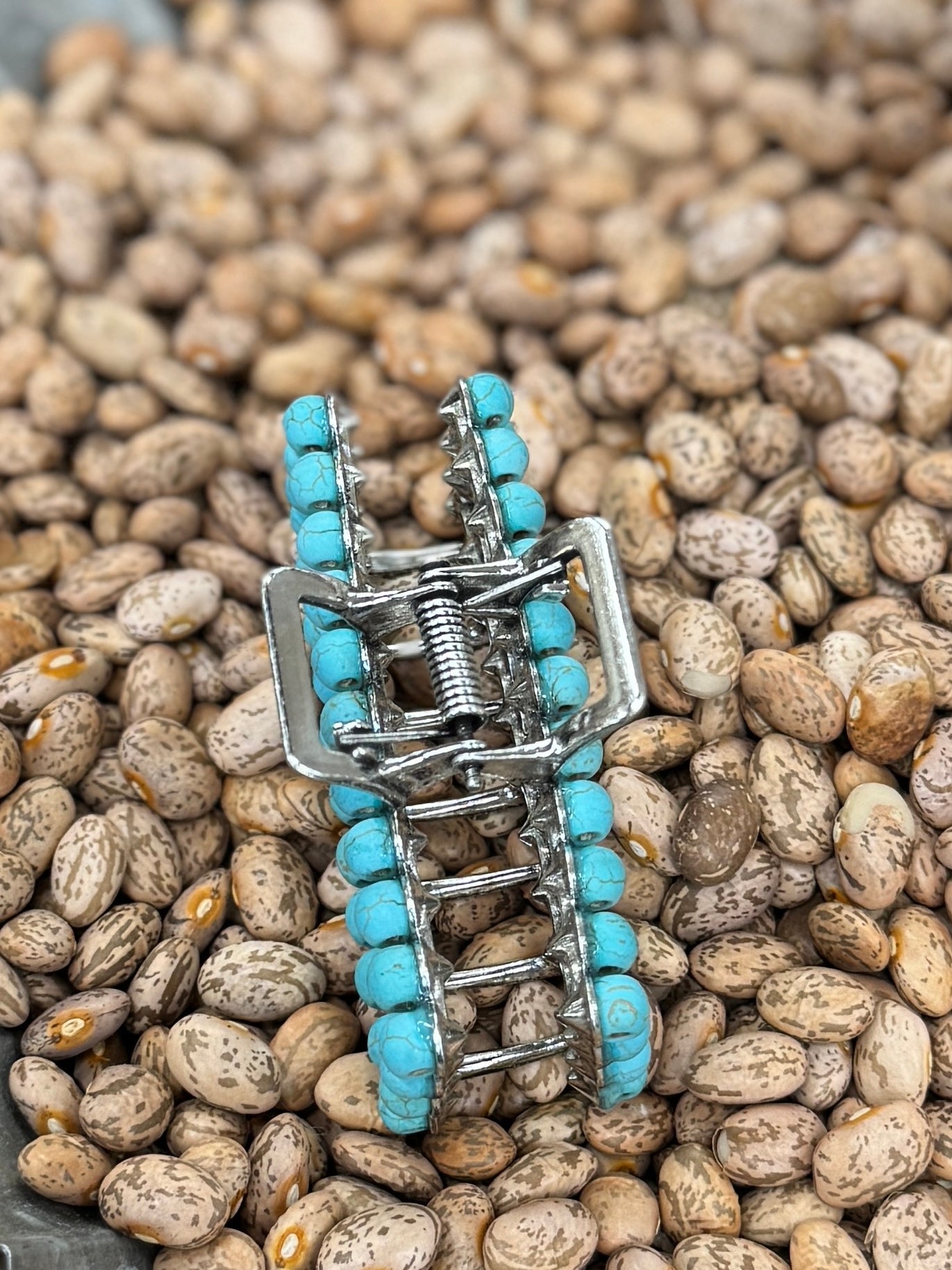 Turquoise Small Hair Clip - Cowgirls & City Chics