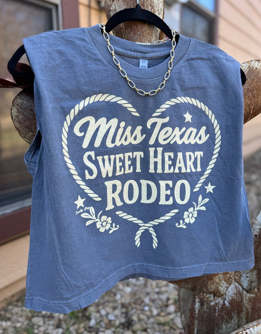TX Sweetheart Rodeo Muscle Tank - Cowgirls & City Chics