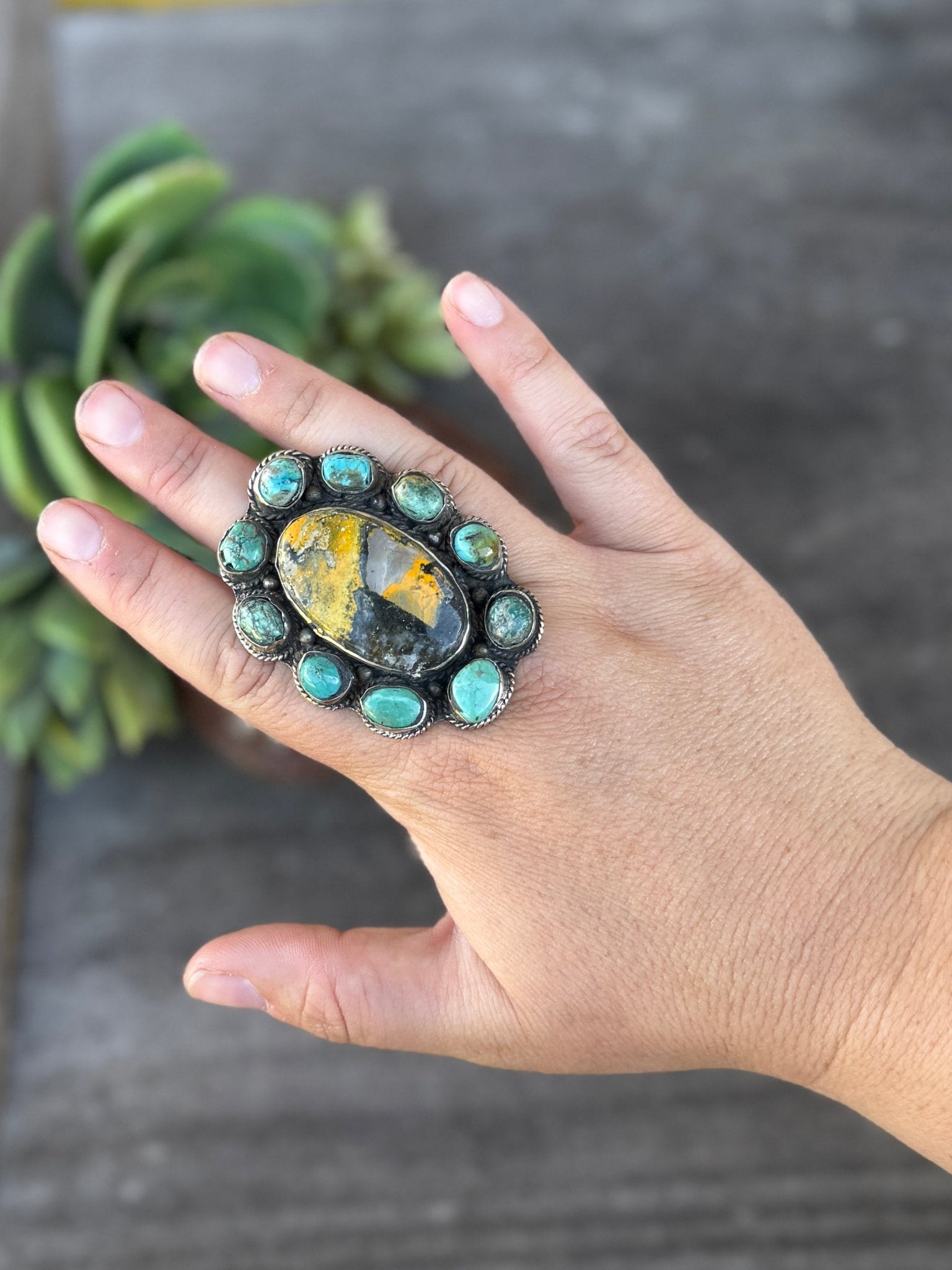 {Tyler} Bumblebee Jasper Ring - Cowgirls & City Chics