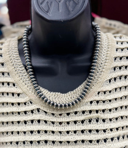 {Vegas} 10mm Sterling Spacer Necklace - Cowgirls & City Chics