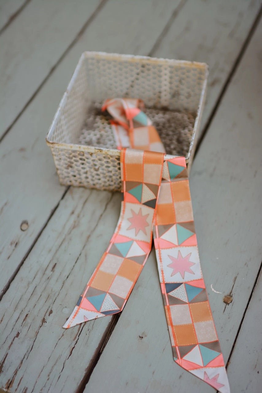 Vintage Patchwork Twilly - Cowgirls & City Chics