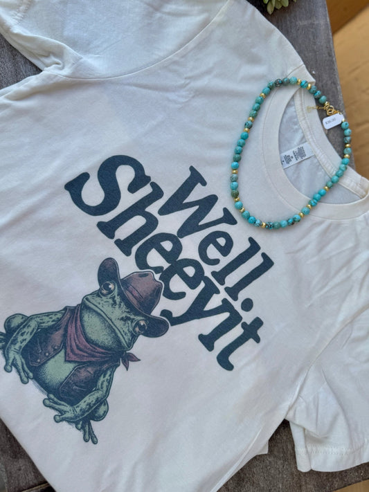 Well Sheeyit Cowboy Frog Tee - Cowgirls & City Chics