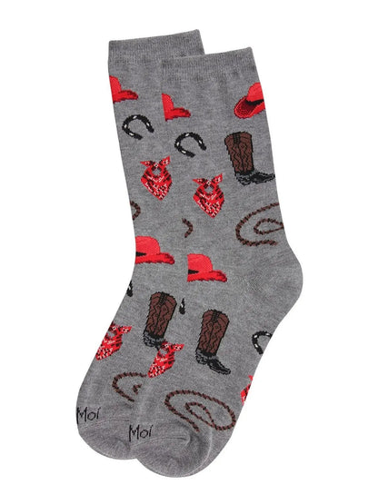 Western Theme Socks - Cowgirls & City Chics