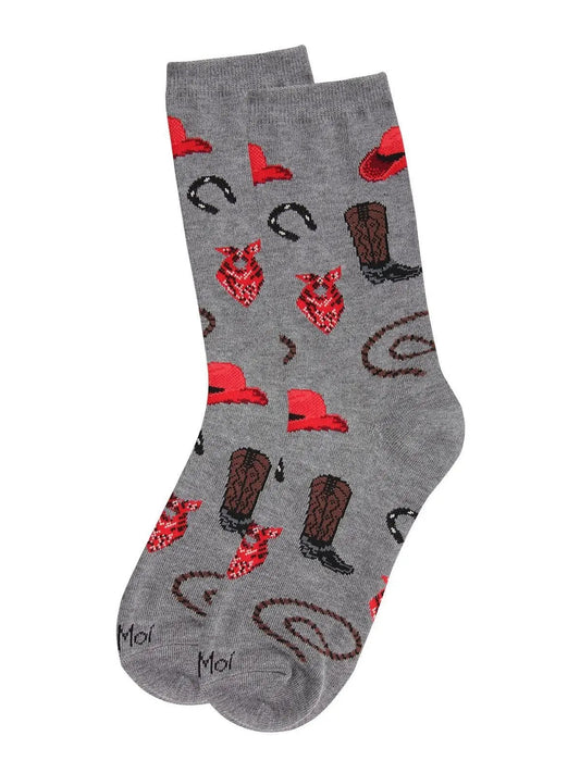 Western Theme Socks - Cowgirls & City Chics
