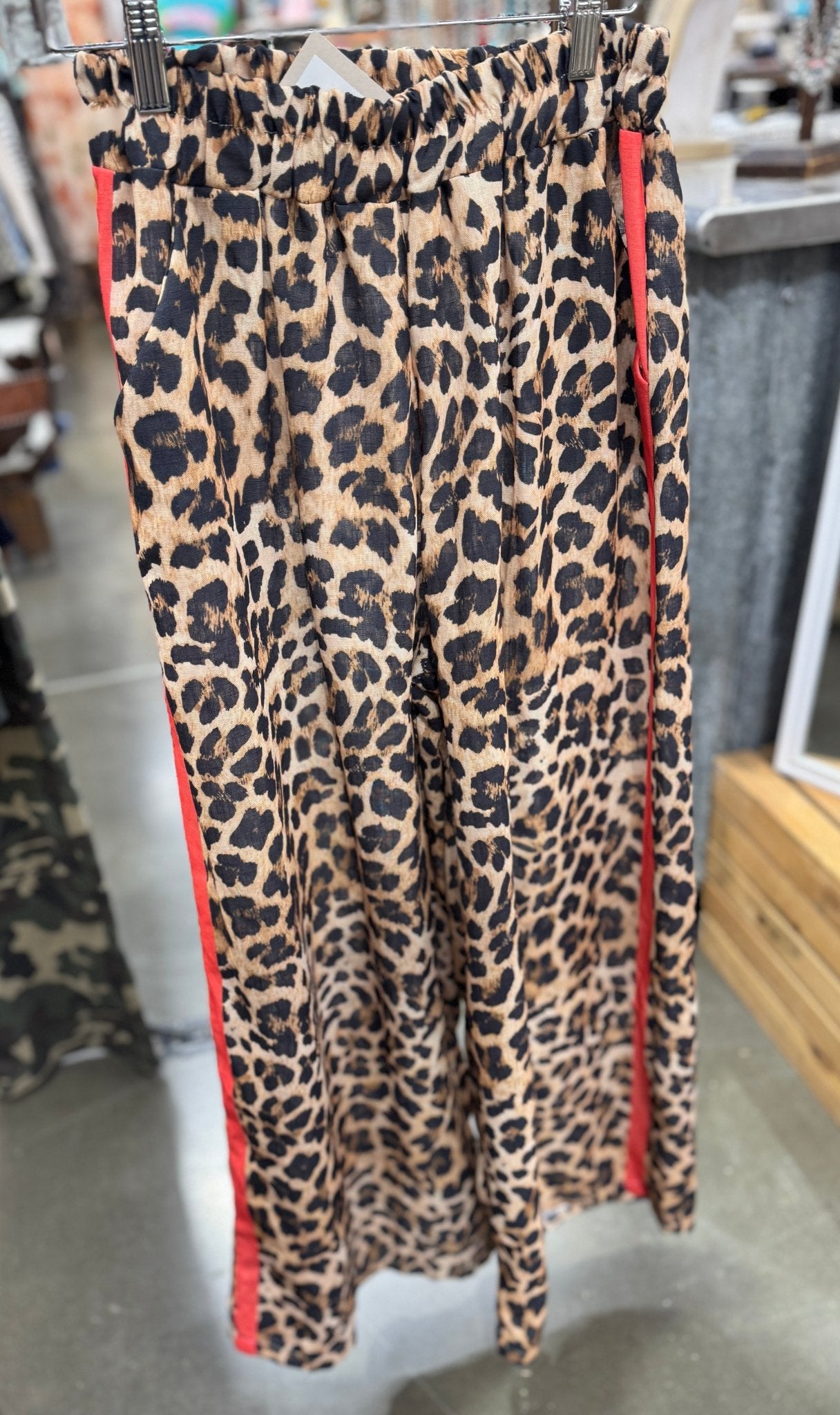 {WILD} Brown Leopard Stripe Pants - Cowgirls & City Chics