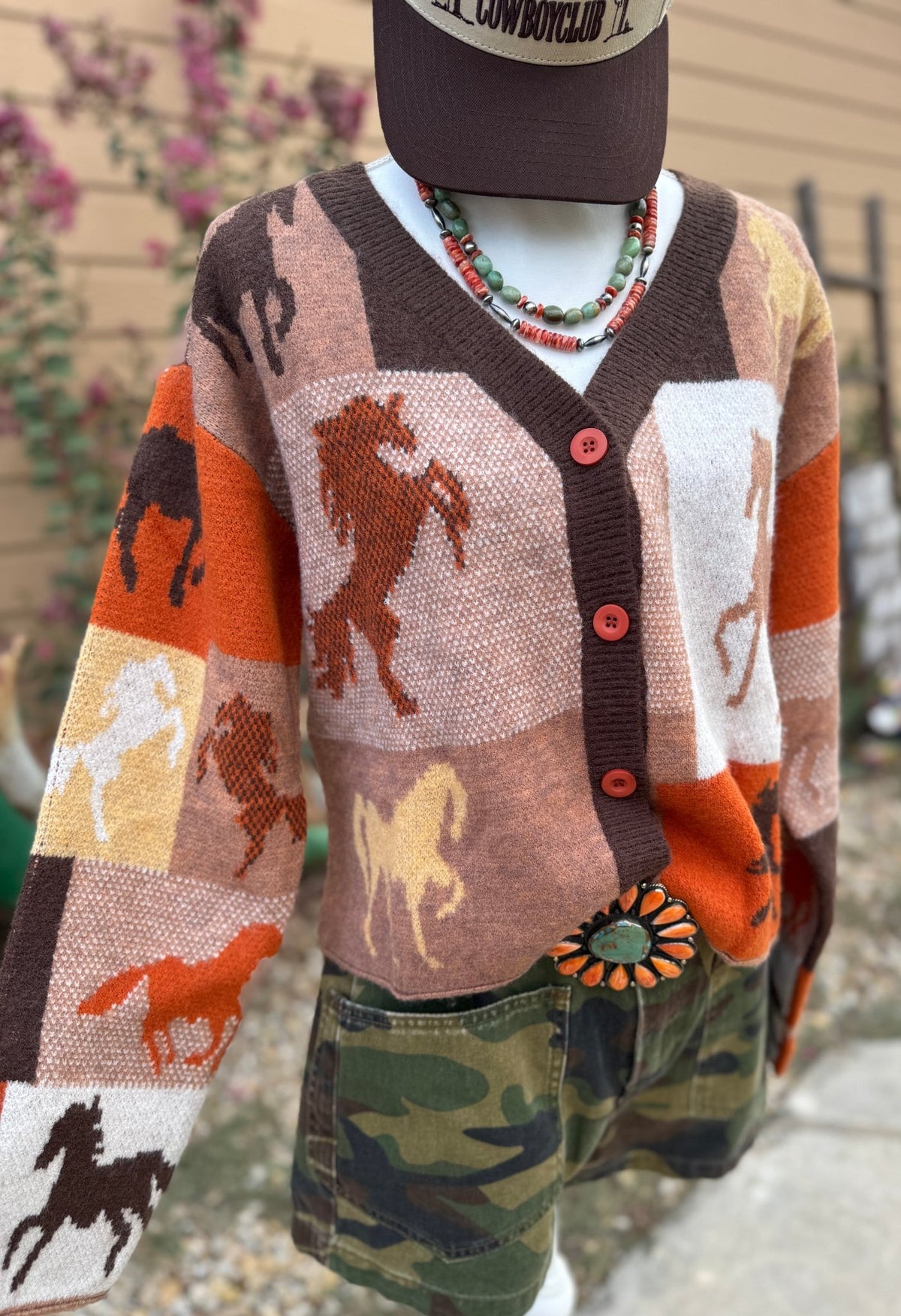 {Wild Horses} Knit Cardigan - Cowgirls & City Chics