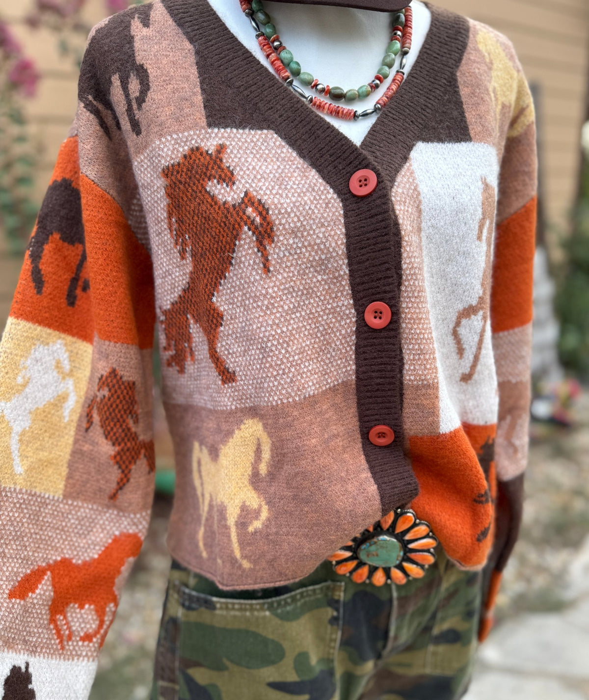 {Wild Horses} Knit Cardigan - Cowgirls & City Chics