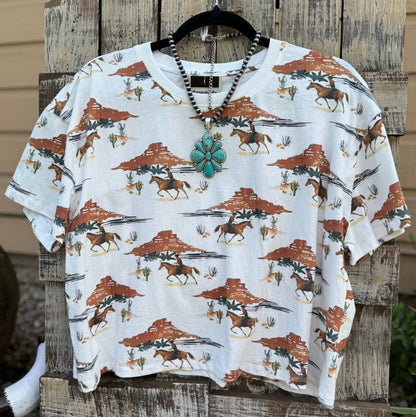 {Wild Horses} Tee - Cowgirls & City Chics