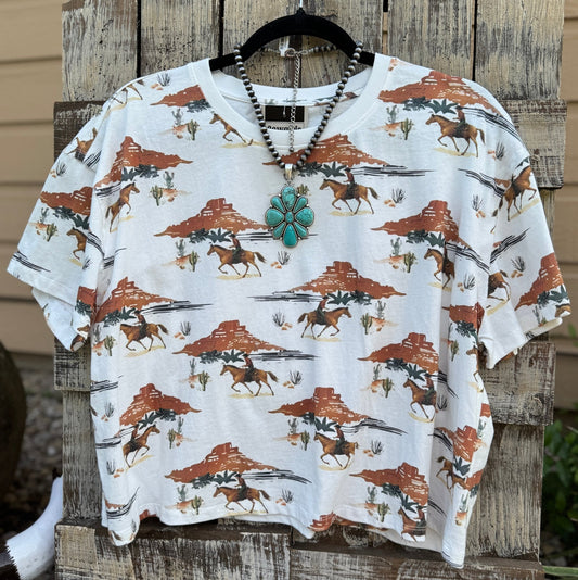 {Wild Horses} Tee - Cowgirls & City Chics